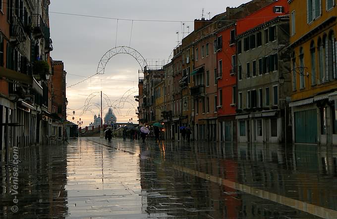via garibaldi dans le castello à Venise