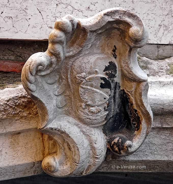 blason armes de la famille Cipolla de Vérnoe pont Balbi à Venise