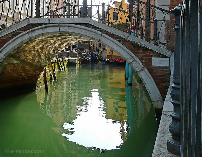 pont del Diavolo rio de San Provolo fondamenta de l'Osmarin à Venise