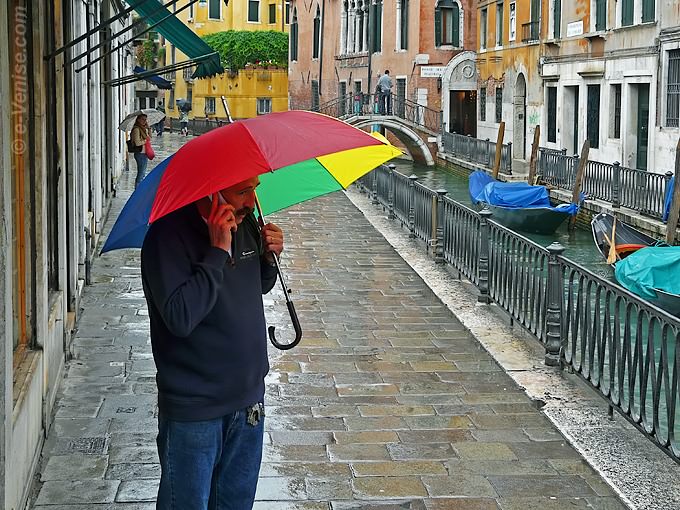Notre ami Fabio Balbi sur la fondamenta de l'Osamrin dans le Castello à Venise