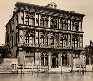 Le Palazzo Vendramin Calergi - photo de 1870 par Naya Carlo