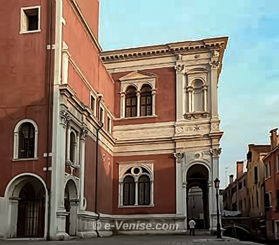 Façade arrière Scuola Grande San Rocco