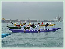 La Régate des Sandoli à quatre rameuses à Venise