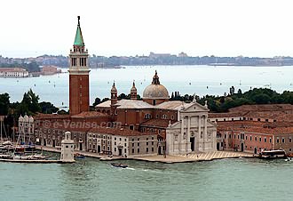 L'église et le campanile de San Giorgio di Maggiore