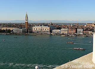 Vue sur Saint Marc depuis le Campanile de Saint Georges Majeur