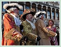 Carnaval de Venise : les nobles et la soubrette