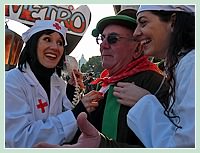 Carnaval de Venise : volontaire pour l'auscultation