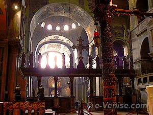 Vue intérieure de la Basilique Saint Marc