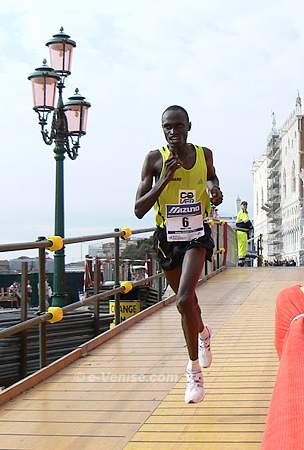 Philemon Kirwa Tarbei, numéro deux du 22ème Marathon de Venise