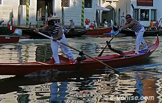 Gondolini : Ivo Redolfi Tezzat et Giampalol d'Este, vainqueurs de la Régate 2007