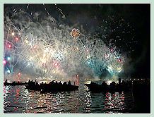 Le Feu d'Artifice de la Fête du Redentore 2008 à Venise