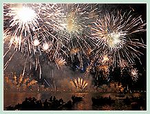 Le Feu d'Artifice de la Fête du Redentore 2008 à Venise
