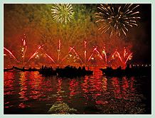 Le Feu d'Artifice de la Fête du Redentore 2008 à Venise