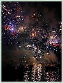Le Feu d'Artifice de la Fête du Redentore 2008 à Venise