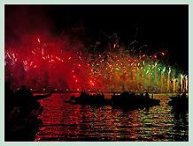 Le Feu d'Artifice de la Fête du Redentore 2008 à Venise