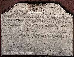 Texte de Loi du Ghetto de Venise
