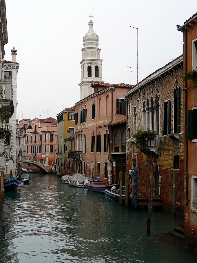 rio de la Pieta venise campanile Sant Antonin palazzetto Bruni