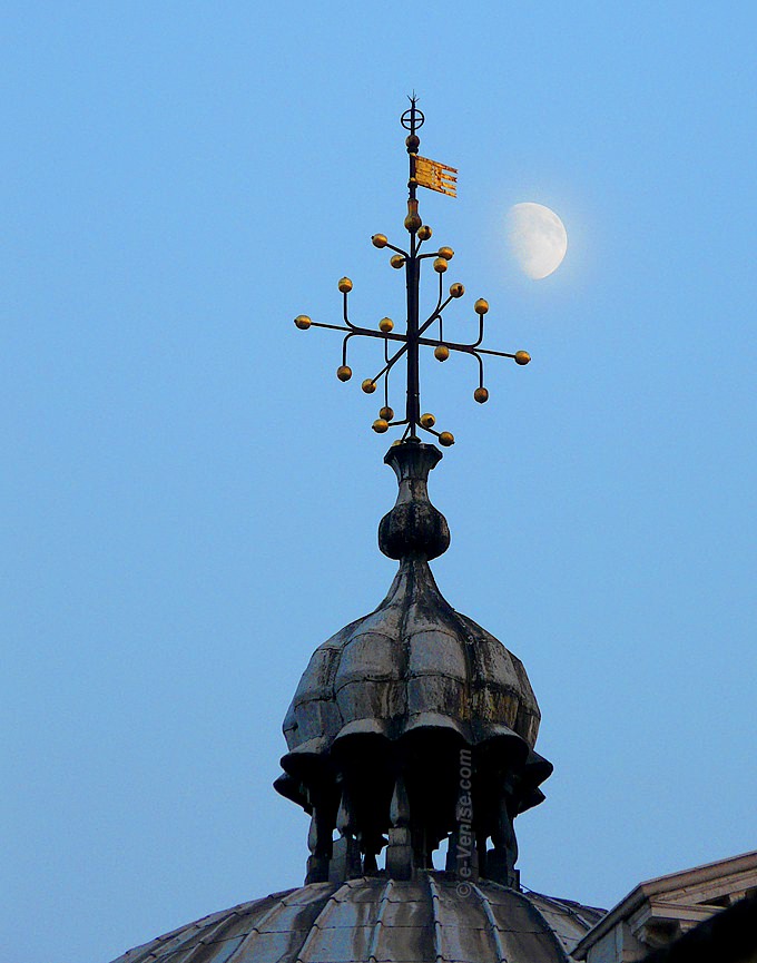 dôme de l'église de San Giorgio dei Greci à Venise
