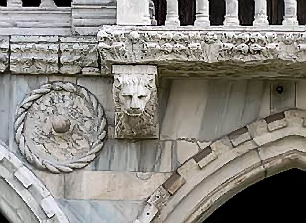 Ca' d'Oro détail de la façade sur le Grand Canal