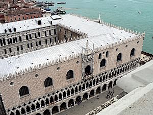 Le Palais Ducal depuis le Campanile de Saint Marc