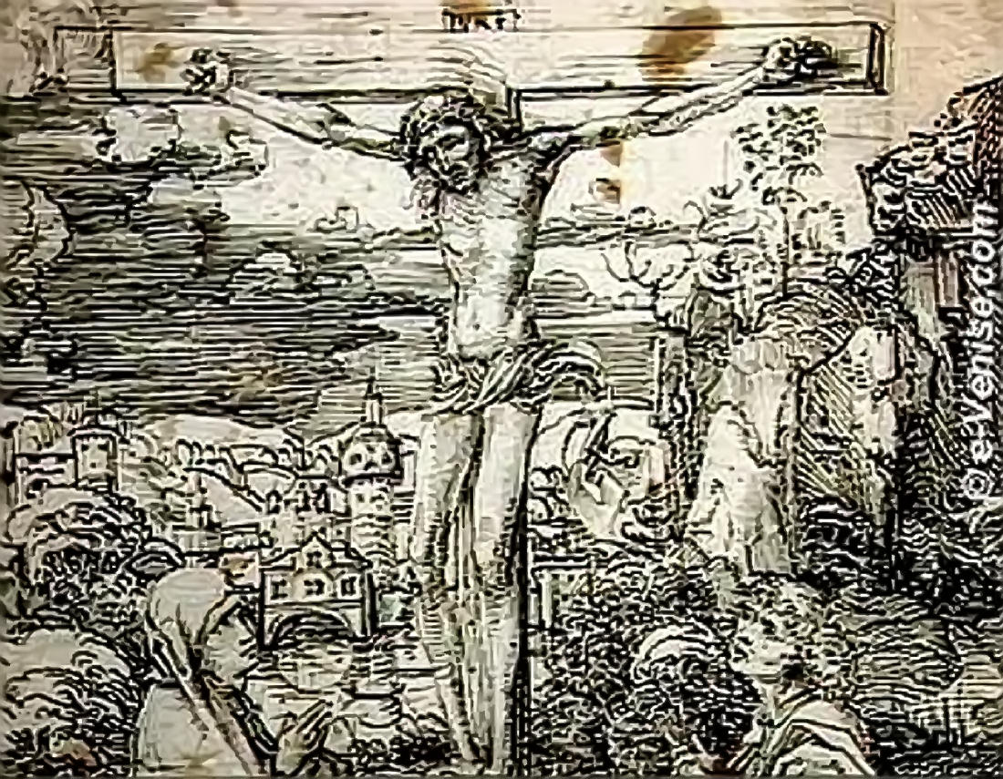 Albrecht Dürer - Crucifixion avec la Vierge et Saint Jean