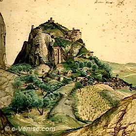 Albrecht Dürer Vue du Val d'Arco 1495
