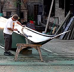 Squero dans le sestiere du Dorsoduro