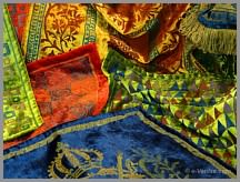 Tissus de velours Colorcasa à Venise