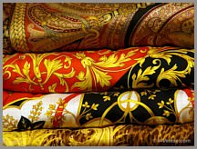 Tissus de soie à Colorcasa à Venise