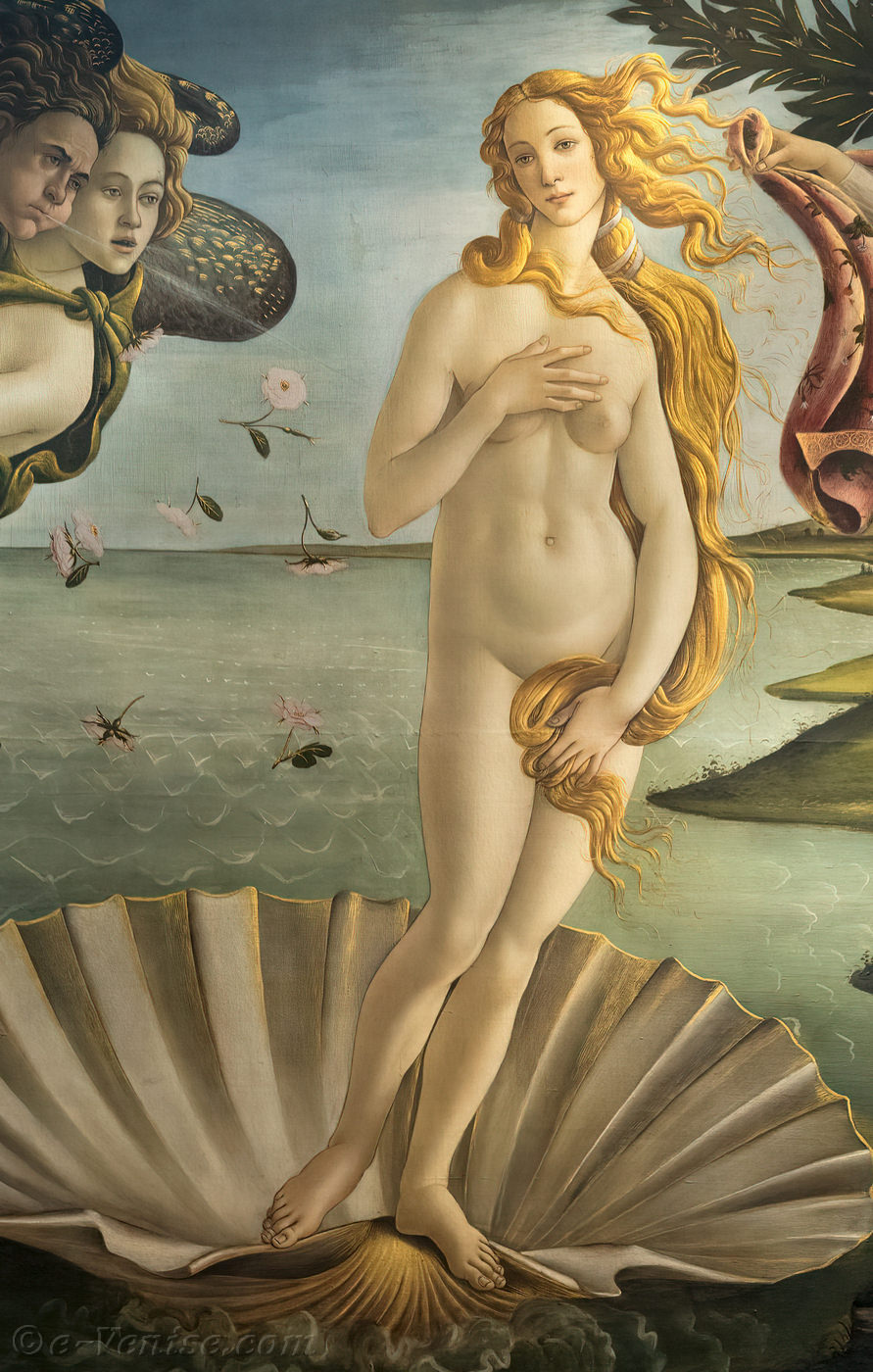 La Naissance De Venus Botticelli Offices Uffizi Florence