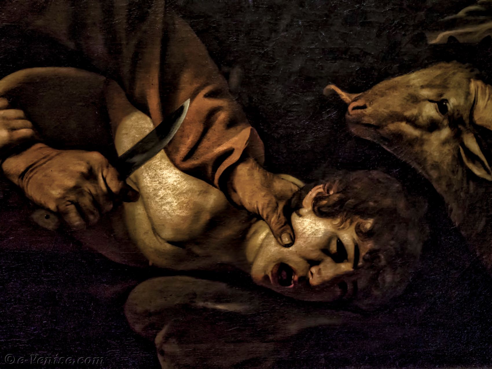 Le Sacrifice d'Isaac de Caravage