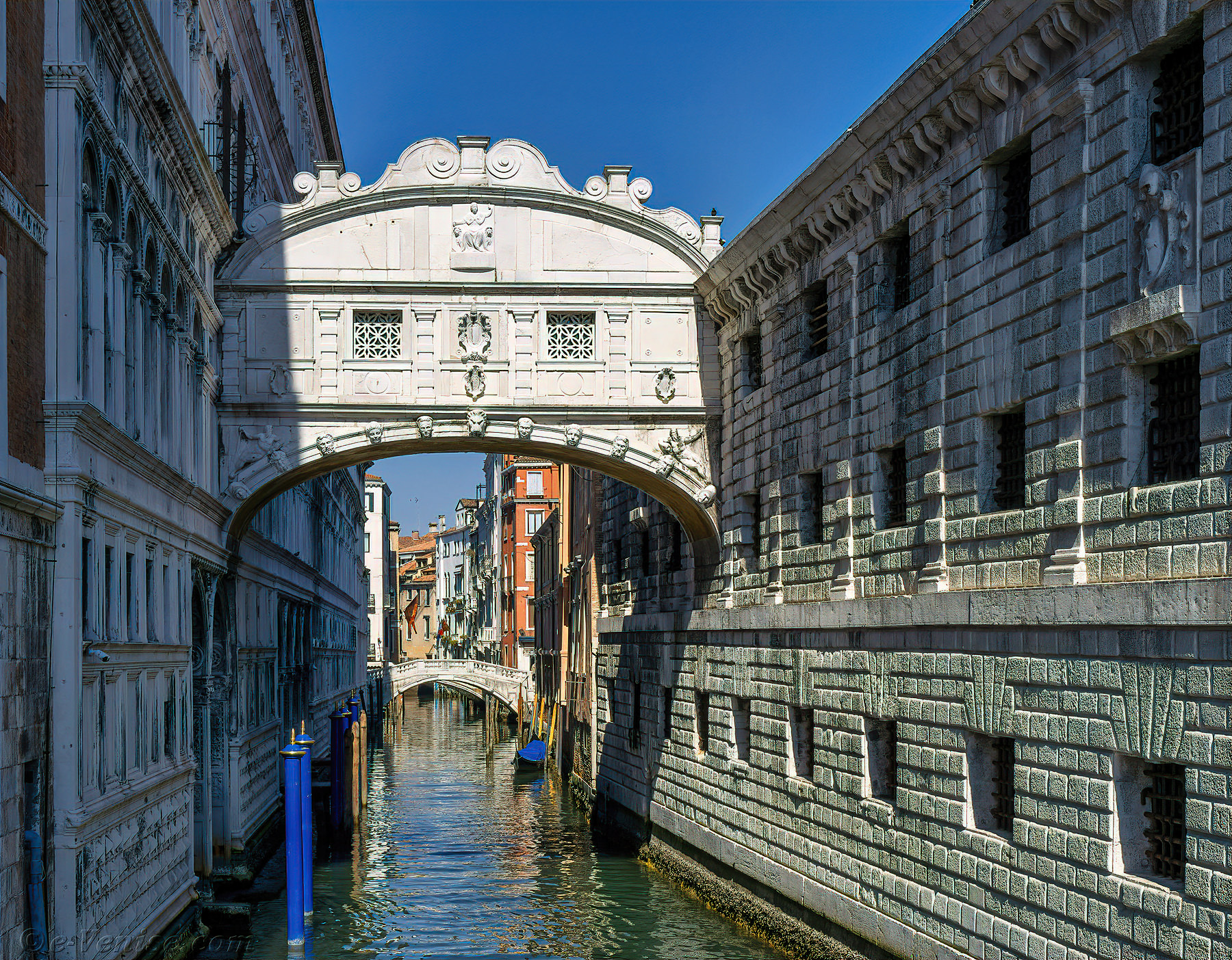 Pont Des Soupirs Le Ponte Dei Sospiri A Venise